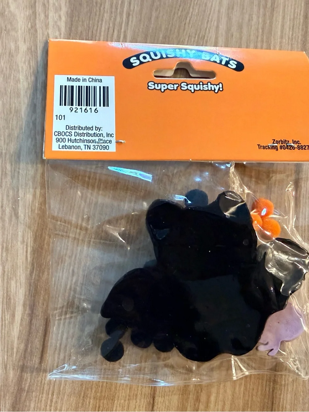 🔥 Zorbitz Black Squishy Bat 🖤
